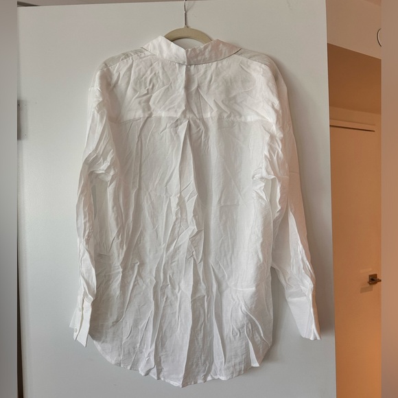 Dynamite White Button Up Shirt - Picture 2 of 3